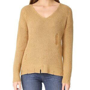 Sweet & Sinful Women’s Distressed V-Neck Sweater | Size S